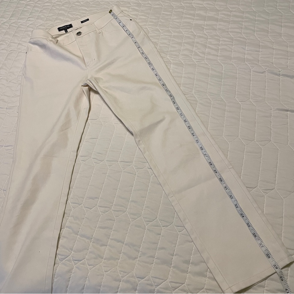 LAFAYETTE 148 Thompson Waxed Denim Jeans Size 6 - Picture 6 of 7